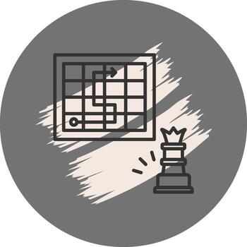 Chess Board Distinctive Creative Element vector