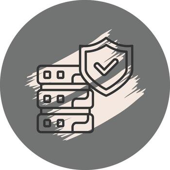 Safe Database High Resolution Design Element vector