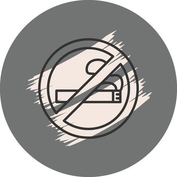 No Smoking Unique Web Design Asset vector