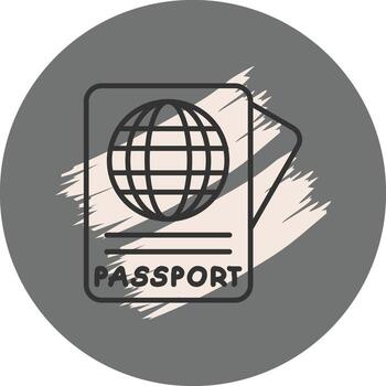 Passport Functional Web Design Asset vector