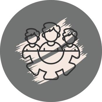 Team Management Advanced Web Interface Symbol vector