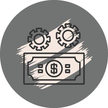 Generate Dollar Innovative Web Graphic Object vector