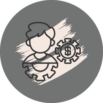 Management Distinct User Experience Symbol vector