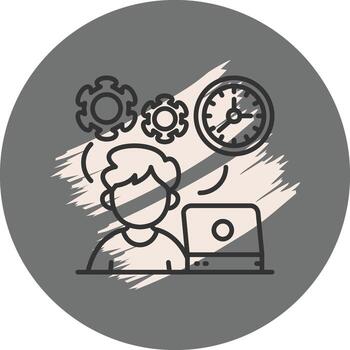 Work Professional Digital Art Object vector