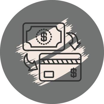 Payment Gateway Custom Flat Feature vector