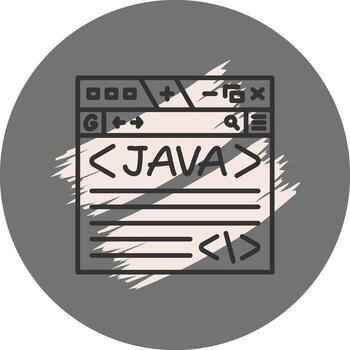 Java Distinct Modern Graphic Asset vector