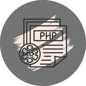 Php File Elegant Product Design Feature vector