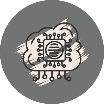 borde informática dinámica digital gráfico característica vector