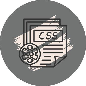 css archivo contemporáneo digital Arte forma vector