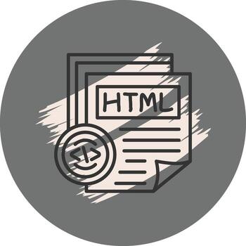 Html File Sleek Creative Design Object vector