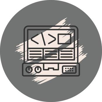 frente final elegante producto diseño característica vector