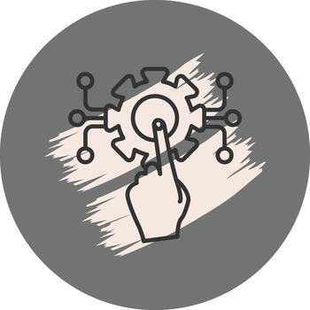 Digital Transformation Sleek Creative Design Object vector