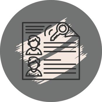 Access Control List Unique Web Design Asset vector