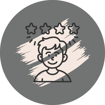 Satisfaction Review Professional Web Graphic Asset vector