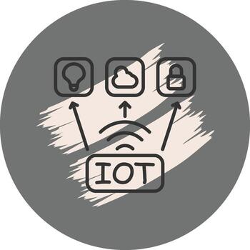 Internet Of Things Custom Product Graphic Asset vector
