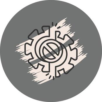 Disruption Compact Flat Object vector