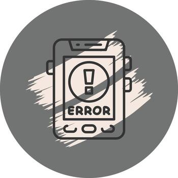 Error Geometric Web Design Form vector