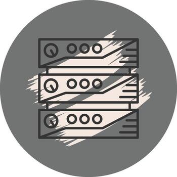 grande datos servidor sofisticado usuario interfaz diseño vector