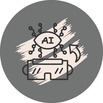 Virtual Reality Sophisticated User Interface Layout vector