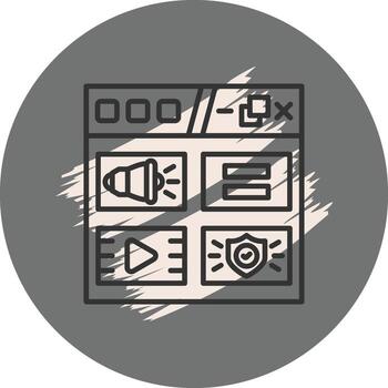 Web Multimedia Functional Web Design Asset vector