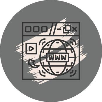 sitio web en todo el mundo personalizado digital Arte diseño vector