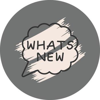 Whats New Innovative Mobile App Feature vector