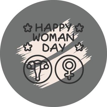 De las mujeres día funcional web diseño activo vector