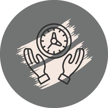Timekeeping Custom Product Graphic Asset vector