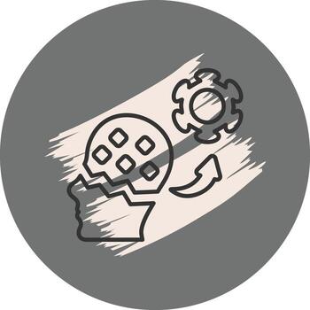 Machine Learning Unique Branding Graphic Layout vector