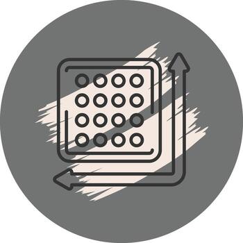 Matrix Dynamic User Interface Layout vector