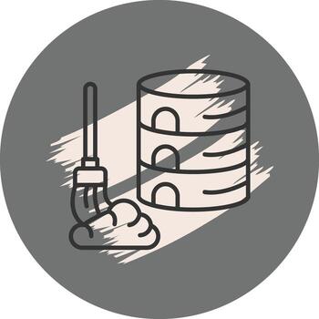 Data Cleansing Balanced Flat Graphic Form vector