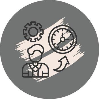 Working Time High Quality Graphic Layout vector