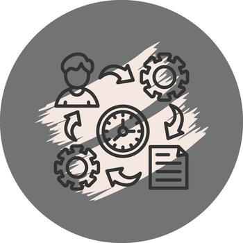 Process Adaptive User Experience Form vector