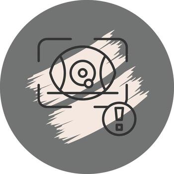 de retina escanear funcional producto gráfico diseño vector