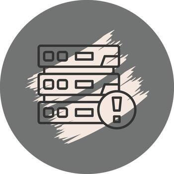 advertencia elegante usuario interfaz elemento vector