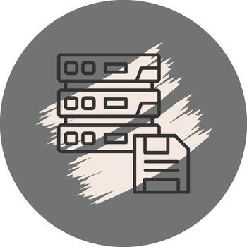 salvar datos elegante creativo gráfico objeto vector