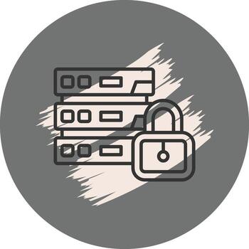 seguro datos avanzado web interfaz diseño vector