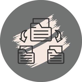 Folder Network Professional Creative Design Element vector