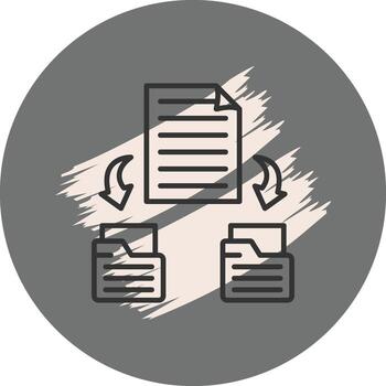 Document File Sophisticated User Interface Layout vector