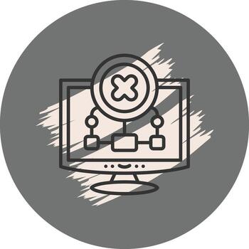 No conexión elegante producto diseño característica vector