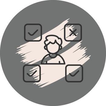 Market Positioning Minimal Web Layout vector