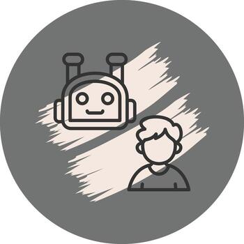 Bot Vibrant Creative Object vector
