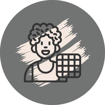 usuario cuadrícula adaptado usuario experiencia formar vector