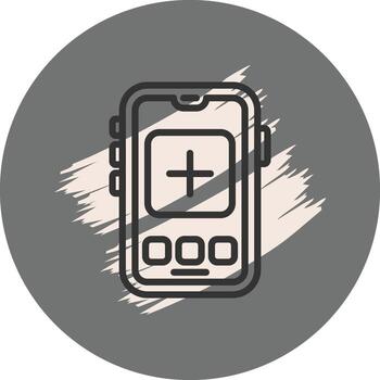 móvil añadir personalizado plano gráfico diseño vector