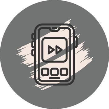 Mobile Fastforward Innovative Digital Art Feature vector