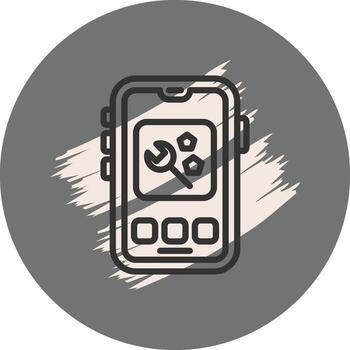 Mobile Maintenance Premium User Interface Feature vector