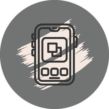 móvil Copiar profesional digital Arte objeto vector