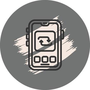 Mobile Repeat Innovative Creative Design Layout vector