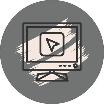 televisión navegación flecha prima usuario interfaz característica vector