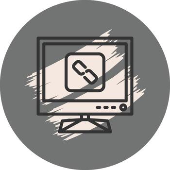 Tv Unlink Custom Digital Art Layout vector